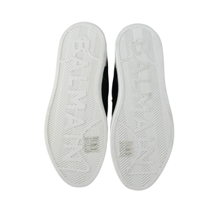 BALMAIN | B-Court Patent & Suede Sneakers