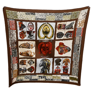 HERMES | Persona Mask Plisse Scarf