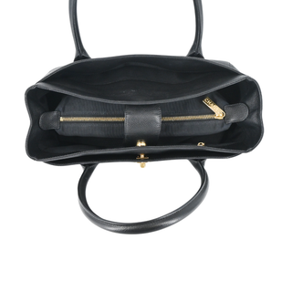 CHANEL | Black Executive Cerf Leather Tote