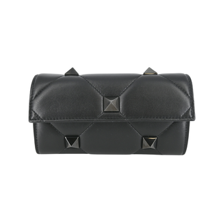 VALENTINO | Black Roman Stud Crossbody Bag