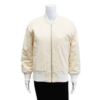 MAISON MARGIELA | Cream Logo Embroidered Bomber Jacket