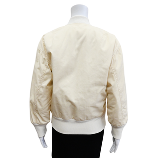 MAISON MARGIELA | Cream Logo Embroidered Bomber Jacket