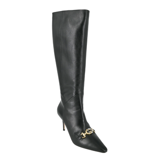 GUCCI | Zumi Black Leather Knee High Boots