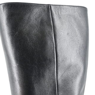 GUCCI | Zumi Black Leather Knee High Boots