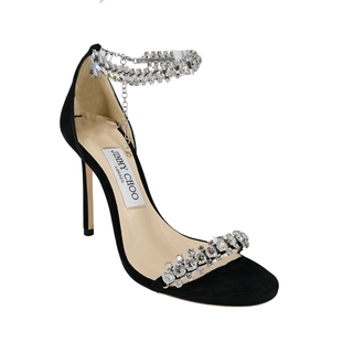 JIMMY CHOO | Shiloh Crystal Anklet Sandals