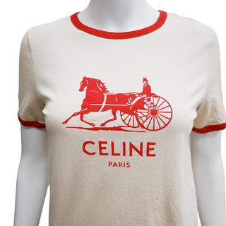 CELINE | Sulky Logo Print T-Shirt