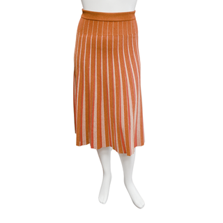 JONATHAN SIMKHAI | Gigi Pleated Knit Midi Skirt