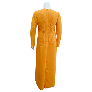 COSTARELLOS | Marigold Embroidered Dress