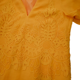 COSTARELLOS | Marigold Embroidered Dress