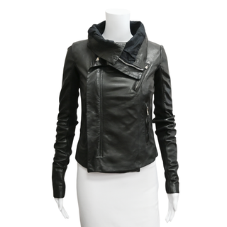 Black Leather Biker Jacket