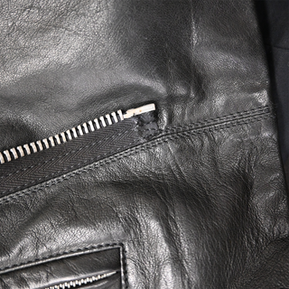 RICK OWENS | Black Leather Biker Jacket