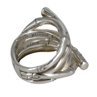 JOHN HARDY | Pave Diamond Bamboo Ring