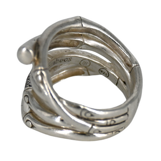 JOHN HARDY | Pave Diamond Bamboo Ring