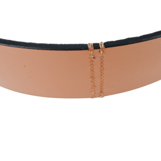 VERONICA BEARD | Cinzia Snake-Print Leather Belt