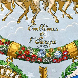 HERMES | Emblémes de l'Europe Silk Scarf