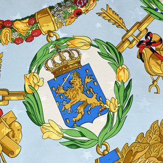 HERMES | Emblémes de l'Europe Silk Scarf