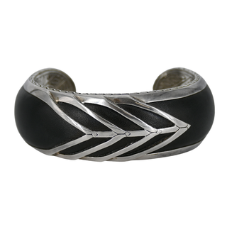 JOHN HARDY | Modern Chain Leather Cuff Bracelet