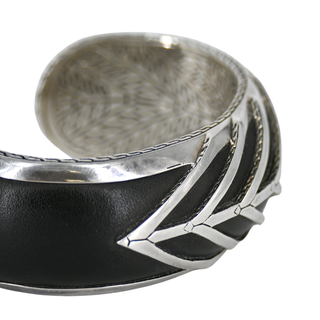 JOHN HARDY | Modern Chain Leather Cuff Bracelet