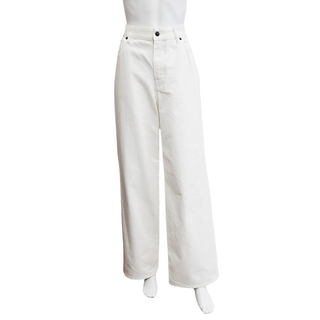 THE ROW | White Wide-Leg Jeans