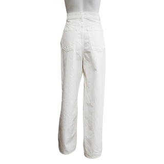 THE ROW | White Wide-Leg Jeans