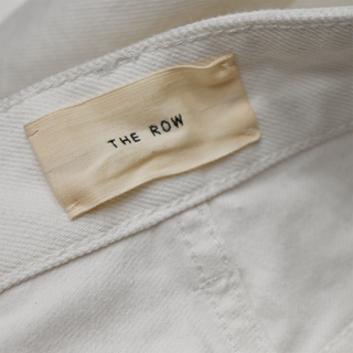 THE ROW | White Wide-Leg Jeans