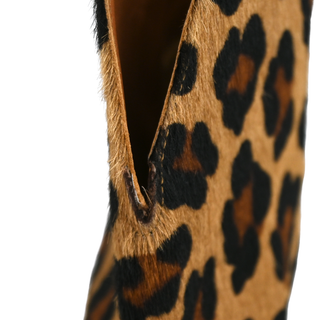 PARIS TEXAS | Leopard Calf-Hair Ankle Booties