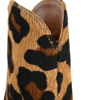 PARIS TEXAS | Leopard Calf-Hair Ankle Booties