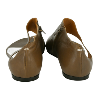 MAISON MARGIELA | Brown Leather Flat Sandals