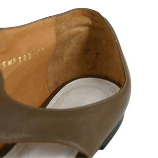 MAISON MARGIELA | Brown Leather Flat Sandals