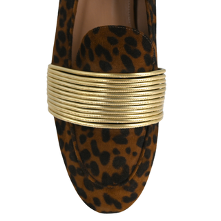 AQUAZZURA | Rendez Vous Animal Print Loafers