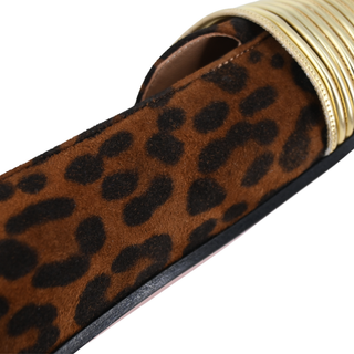 AQUAZZURA | Rendez Vous Animal Print Loafers