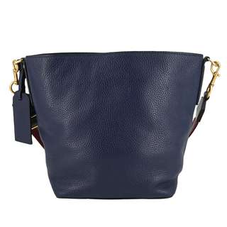 MARC JACOBS | Gotham Navy Leather Bucket Bag