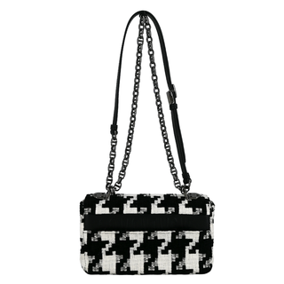 DIOR | Macro Houndstooth Caro Bag