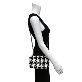 DIOR | Macro Houndstooth Caro Bag