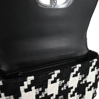 DIOR | Macro Houndstooth Caro Bag