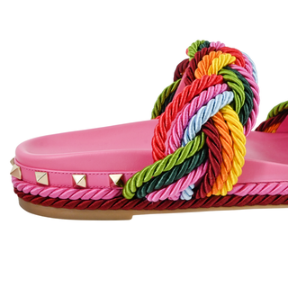 VALENTINO GARAVANI | Rainbow Knot Slides