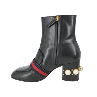 GUCCI | Peyton GG Web Embellished Booties