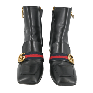 GUCCI | Peyton GG Web Embellished Booties