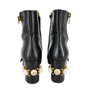 GUCCI | Peyton GG Web Embellished Booties