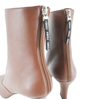 FENDI | Brown Leather Booties