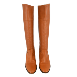 MANOLO BLAHNIK | Tan Leather Boots