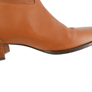 MANOLO BLAHNIK | Tan Leather Boots