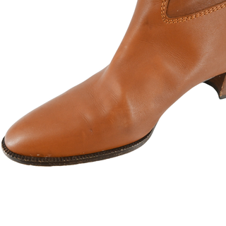 MANOLO BLAHNIK | Tan Leather Boots