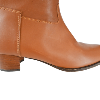 MANOLO BLAHNIK | Tan Leather Boots