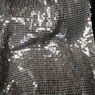 ALICE + OLIVIA | Gray Sequin Open Coat