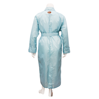 LONGCHAMP | Light Blue Packable Nylon Coat