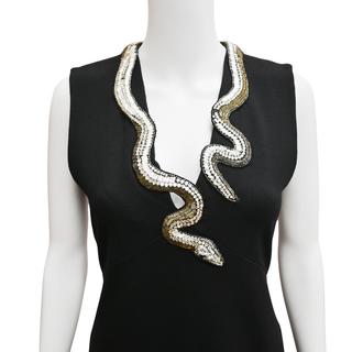 ROBERTO CAVALLI | Snake Embellished Dress