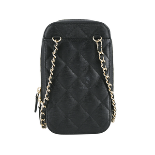 CHANEL | Mini Caviar Leather Crossbody Bag