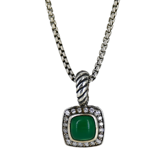 DAVID YURMAN | Green Onyx Albion Pendant Necklace