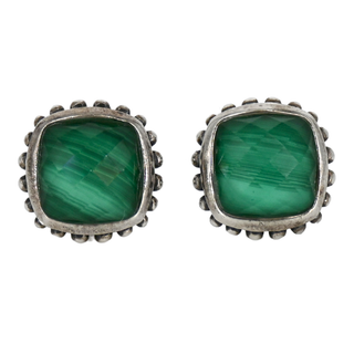 LAGOS | Malachite Doublet Stud Earrings